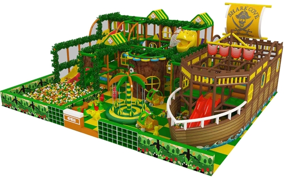 Indoor Play Solution Toddler Indoor Soft Play Equipment Jungle theme and ship type