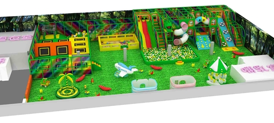 Jungle Theme Daycare Indoor Playground Equipment Home