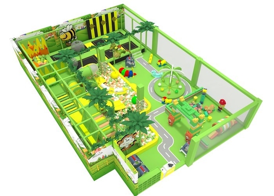 Free Jumping Zone Trampoline Park Indoor Playground Bubble Balls