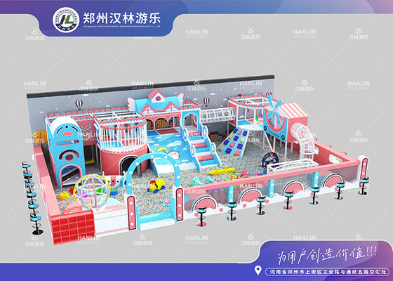 Commercial Colorful Toddler Indoor Play Center Equipment PU PVC Covering