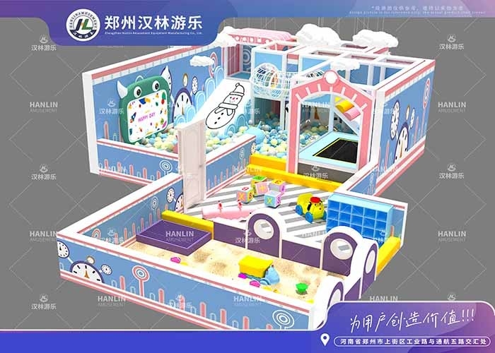 Colorful Indoor Soft Playground Equipment For Shopping Mall