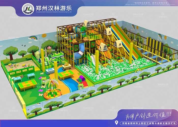 Coloful Indoor Soft Playground Equipments Children Toddler Play Place