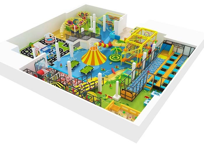 Colorful Customized Kids Indoor Playground Equipment 2-12 Age Commercial