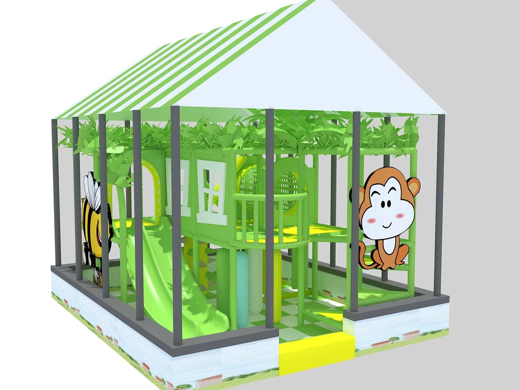 Forest Theme Adults Kids Indoor Home Playground Set Green Color