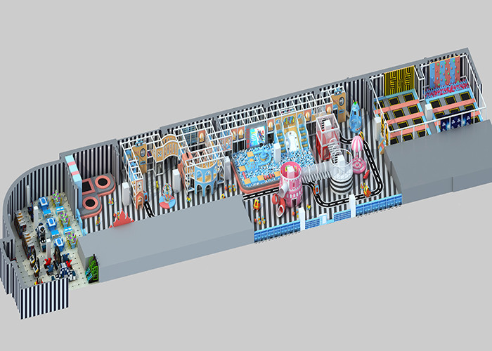 100 Sqm Indoor Play Zone Large Play Sets Playground Supplier From China