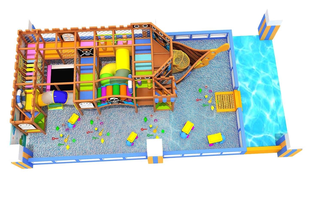 Ship theme Play Playground Indoor Play Equipment Installation Factory
