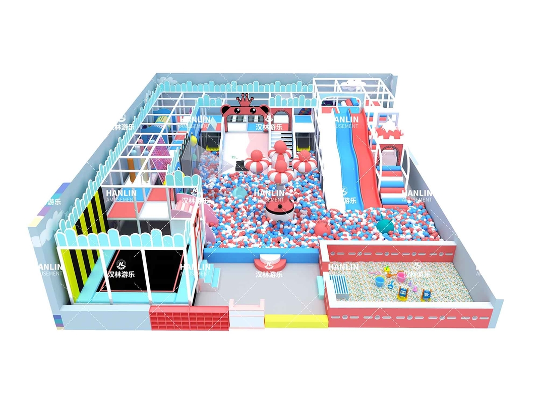 Zone Indoor Playground Equipment Sponge Commercial Mall