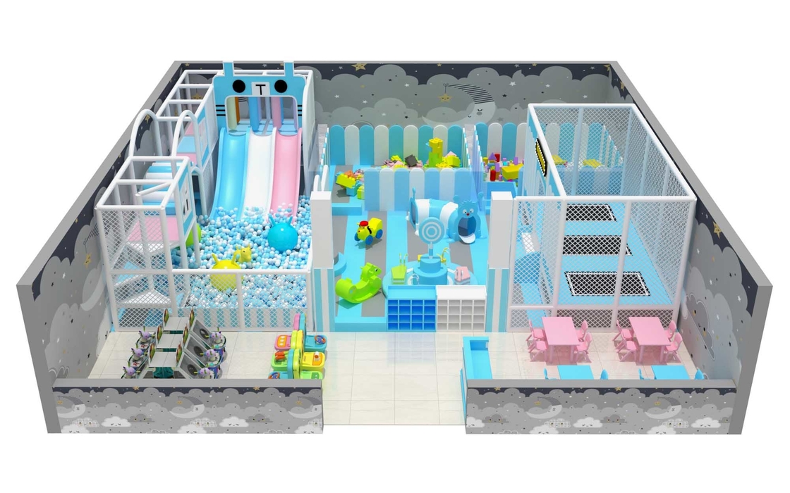 Little Space Indoor Playland Equipment With Indoor Playground Slide
