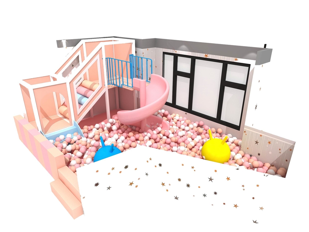 Small Soft Foam Indoor Playground Equipment For Kindergarten Home