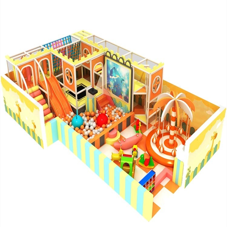 Plastic Soft Indoor Play Equipment For Toddlers Naughty Fort