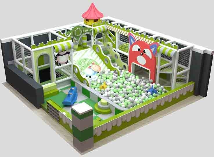 Space Theme Mini School Playground Equipment Toddler Soft Play Equipment