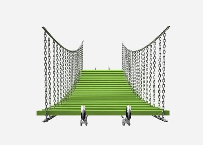 Playground Suspension Rope Net Bridge For Walking Passage