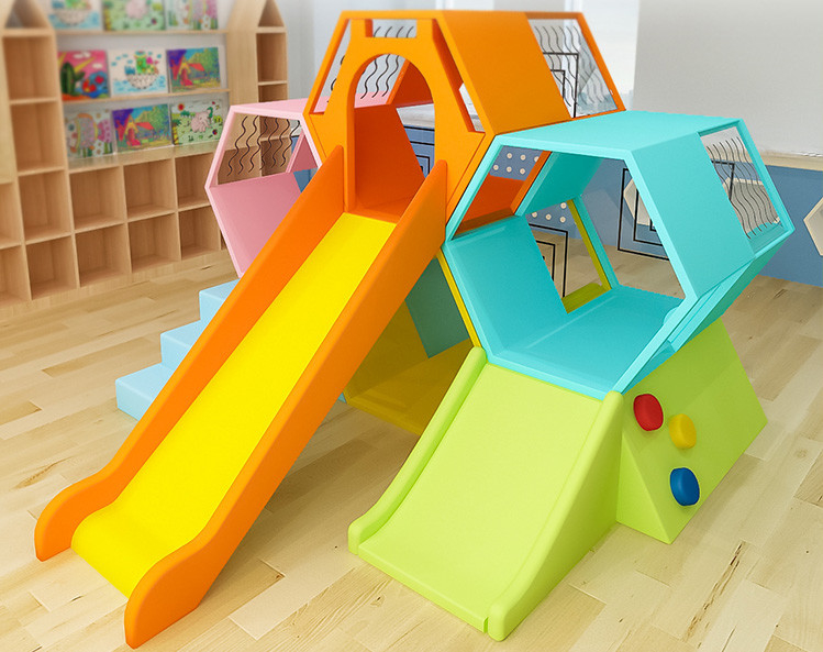 Honeycomb Maze Preschool Soft Play Equipment PVC Surface