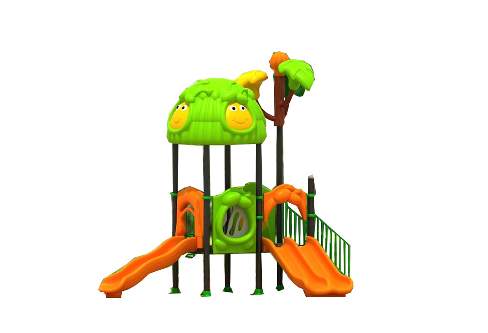 Entertainment Park Outdoor Playground Plastic Slide Preschool Play Structures