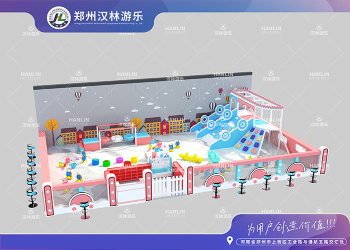 Commercial Colorful Toddler Indoor Play Center Equipment PU PVC Covering