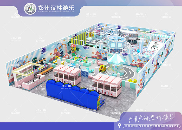 Customized Theme Free Design Indoor Soft Play Equipment Slide And Steps