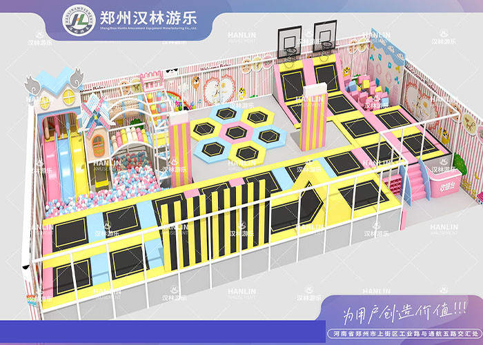 Children Indoor Playground Equipment Maze Game Comprehensive Soft Play Area