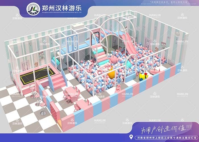 Simple Amusement Playground Indoor Kids Spoft Playground With Ball Pool