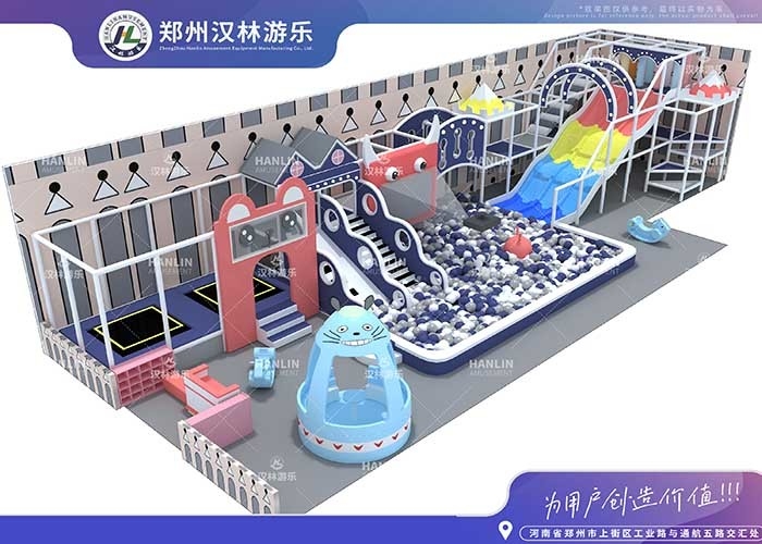 Colorful Theme Commerical Indoor Playground Equipment Soft Play Structures