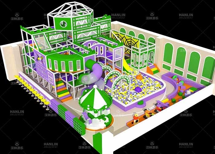Mini Daycare Indoor Play Structures Kindergarten , Hospital Use