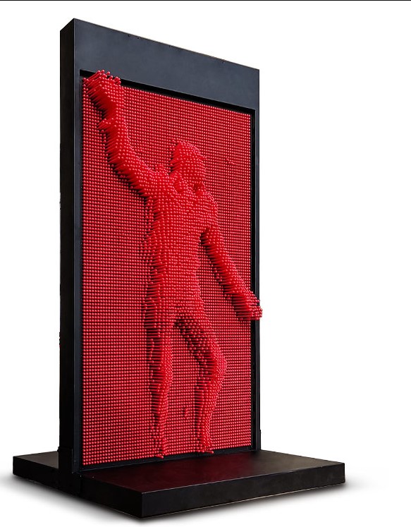 3d Trick Art Pin Wall Giant Screen For Playground Amusement Playing 